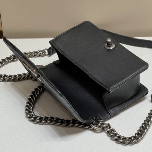 Replica CHANEL Le Boy V Black - Silver 2 Replica CHANEL Le Boy V Black - Silver - best-selling designer handbag dupe