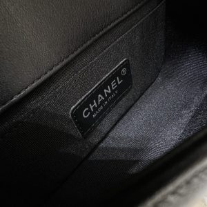 Replica CHANEL Le Boy V Black - Silver 4 Replica CHANEL Le Boy V Black - Silver - elite superclone designer purse