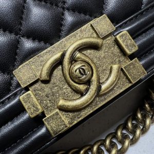 Replica CHANEL Le Boy Large Black 3 Replica CHANEL Le Boy Large Black - high-end fake designer purse