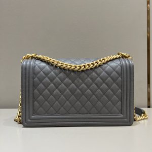 Replica CHANEL Le Boy Large Grey 3 Replica CHANEL Le Boy Large Grey - best-selling designer handbag dupe