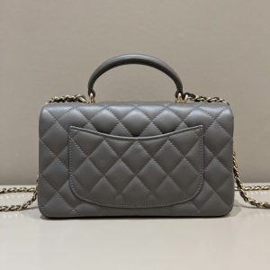 Replica CHANEL CF 20 cm With Handle Beige 5 Replica CHANEL CF 20 cm With Handle Beige - best quality luxury bag dupe