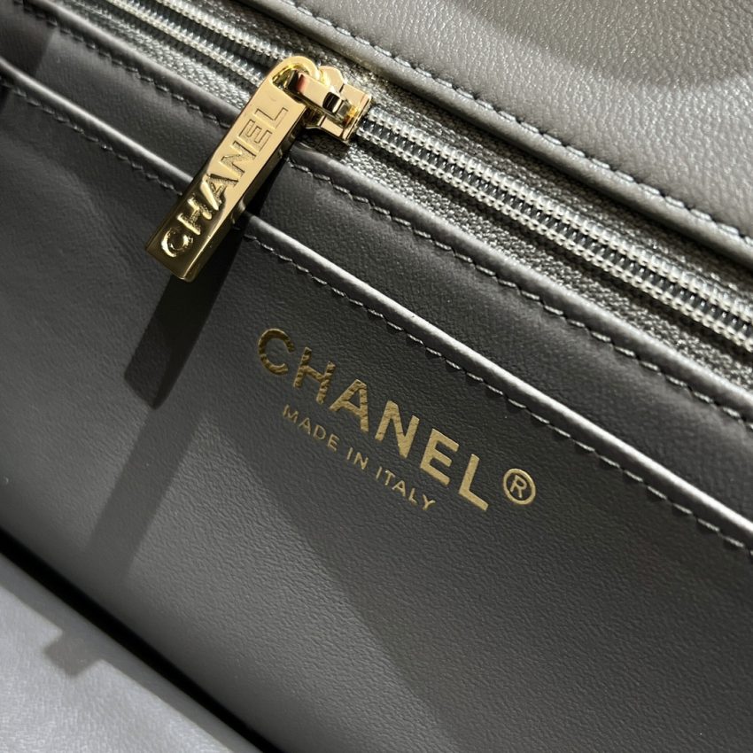 Replica CHANEL CF 20 cm With Handle Beige 7 Replica CHANEL CF 20 cm With Handle Beige - elite superclone designer purse