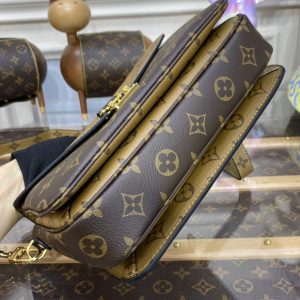 Replica Louis Vuitton Pochette Metis Brown Canvas 9 Replica Louis Vuitton Pochette Metis Brown Canvas - best quality luxury bag dupe
