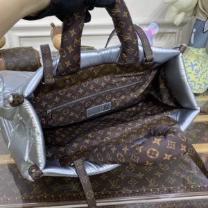 Replica LV OnTheGo Silver Soft 4 Replica LV OnTheGo Silver Soft - high-accuracy replica luxury purse