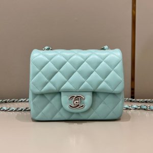 Replica CHANEL Classic Flap 17cm Tiffany 1 Replica CHANEL Classic Flap 17cm Tiffany - top-tier luxury replica shoulder bag