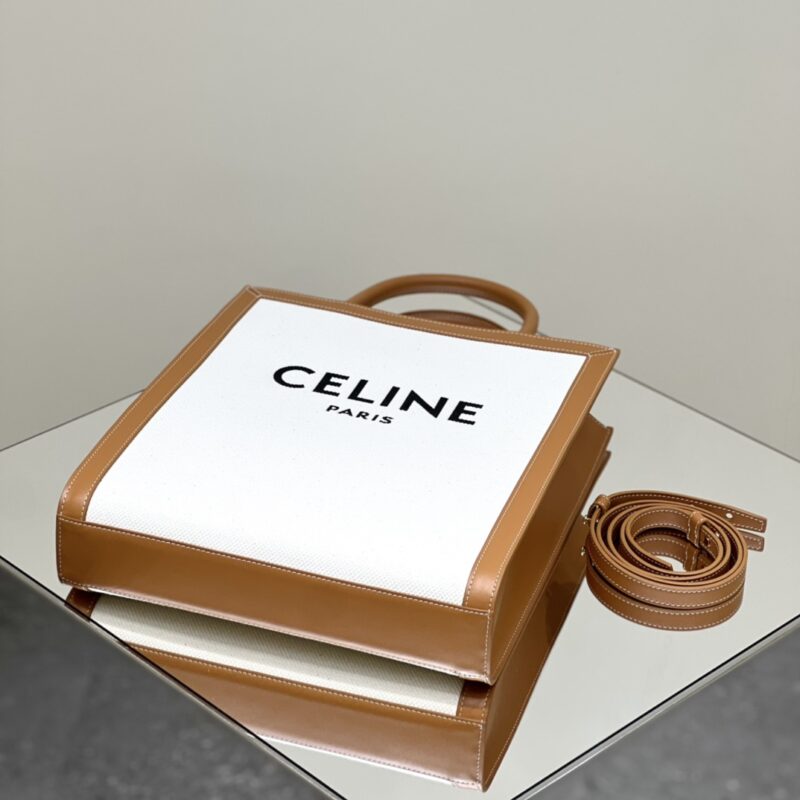 Replica Celine Triomphe Cabas Mini Tote White 9 Replica Celine Triomphe Cabas Mini Tote White - best quality luxury bag dupe
