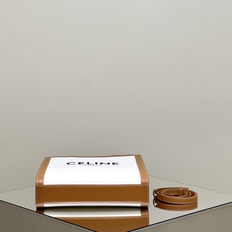 Replica Celine Triomphe Cabas Tote Small White 9 Replica Celine Triomphe Cabas Tote Small White - top-tier luxury replica shoulder bag
