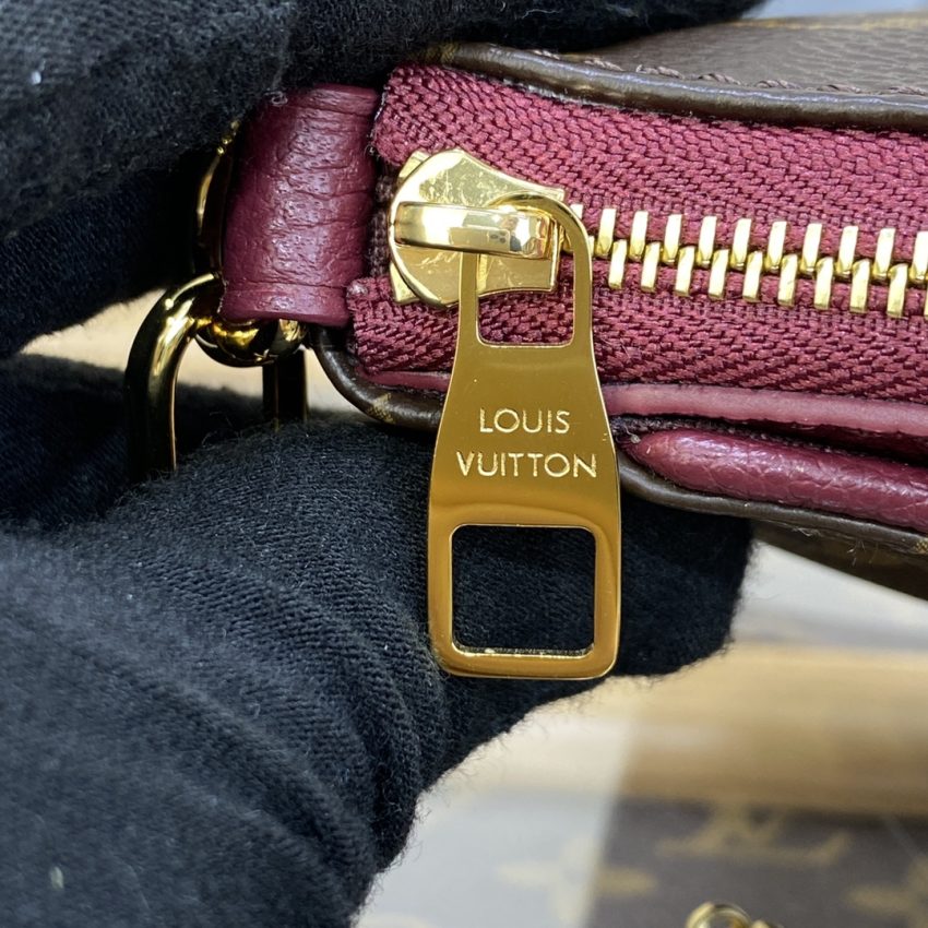 Replica Louis Vuitton Pallas Clutch Bordo - high-accuracy replica luxury purse