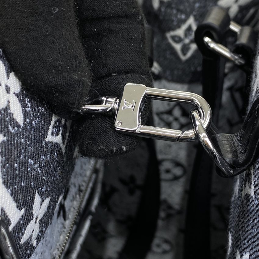 Replica LV OnTheGo Black Denim - authentic-look luxury purse replica