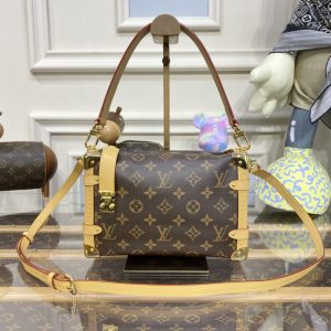 Replica Louis Vuitton Side Trunk Dark Brown 1 Replica Louis Vuitton Side Trunk Dark Brown - near-authentic luxury replica handbag