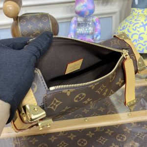 Replica Louis Vuitton Side Trunk Dark Brown 4 Replica Louis Vuitton Side Trunk Dark Brown - 1:1 designer replica handbag
