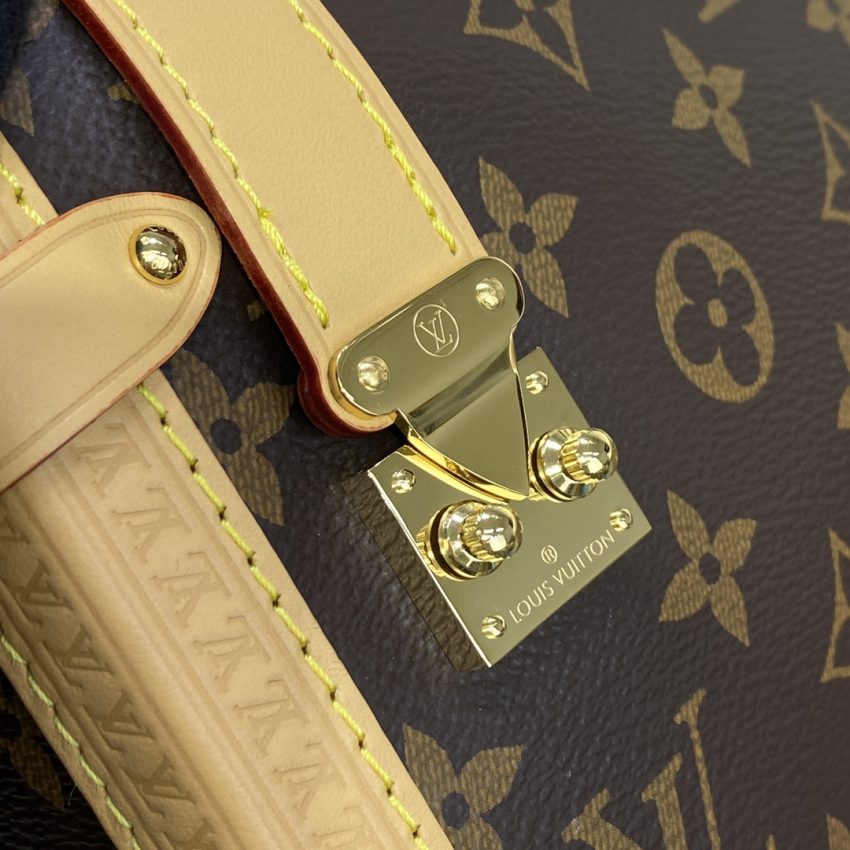Replica Louis Vuitton Side Trunk Dark Brown 7 Replica Louis Vuitton Side Trunk Dark Brown - 1:1 designer replica handbag