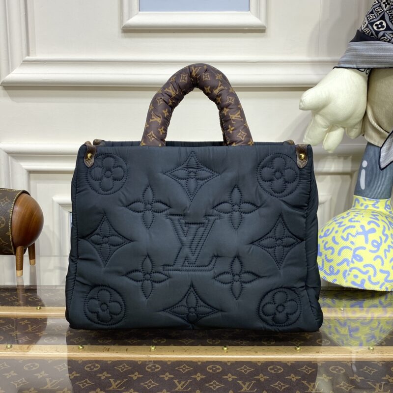 Replica LV OnTheGo Black Soft 1 Replica LV OnTheGo Black Soft - premium 1:1 fake handbag model