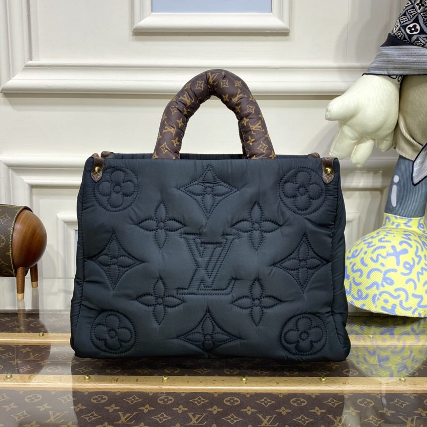 Replica LV OnTheGo Black Soft 4 Replica LV OnTheGo Black Soft - top-tier luxury replica shoulder bag