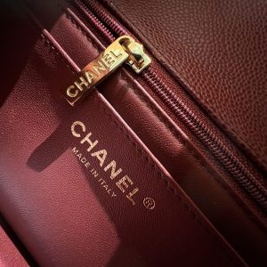 Replica CHANEL Classic Flap 20cm Burgundy 3 Replica CHANEL Classic Flap 20cm Burgundy - elite superclone designer purse