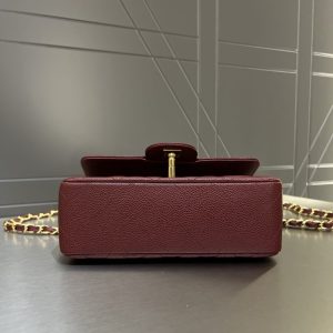 Replica CHANEL Classic Flap 20cm Burgundy 4 Replica CHANEL Classic Flap 20cm Burgundy - elite superclone designer purse
