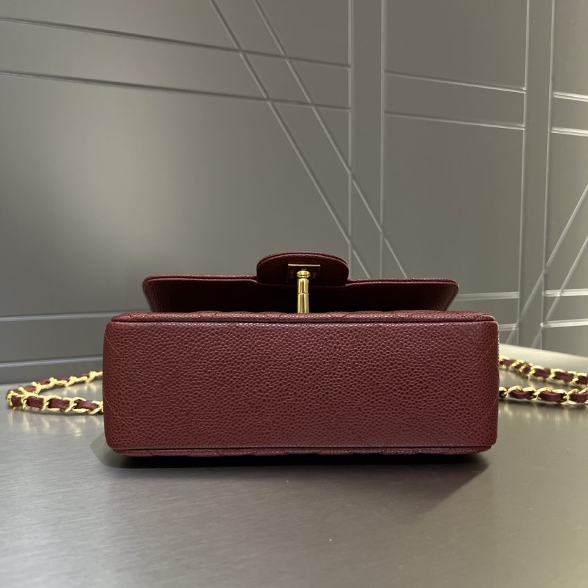 Replica CHANEL Classic Flap 20cm Burgundy 4 Replica CHANEL Classic Flap 20cm Burgundy - elite superclone designer purse