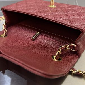 Replica CHANEL Classic Flap 20cm Burgundy 8 Replica CHANEL Classic Flap 20cm Burgundy - best-selling designer handbag dupe