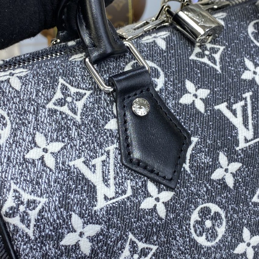 Replica Louis Vuitton Speedy Bandouliere 25 Denim Canvas 2 Replica Louis Vuitton Speedy Bandouliere 25 Denim Canvas - premium-grade designer purse dupe