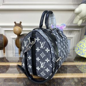 Replica Louis Vuitton Speedy Bandouliere 25 Denim Canvas 4 Replica Louis Vuitton Speedy Bandouliere 25 Denim Canvas - best-selling designer handbag dupe