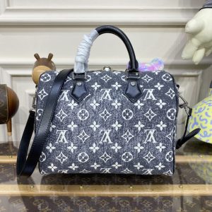 Replica Louis Vuitton Speedy Bandouliere 25 Denim Canvas 6 Replica Louis Vuitton Speedy Bandouliere 25 Denim Canvas - realistic designer-inspired fake bag