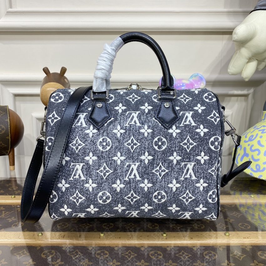 Replica Louis Vuitton Speedy Bandouliere 25 Denim Canvas 6 Replica Louis Vuitton Speedy Bandouliere 25 Denim Canvas - realistic designer-inspired fake bag