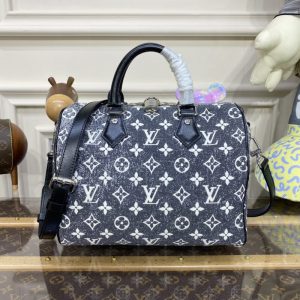 Replica Louis Vuitton Speedy Bandouliere 25 Denim Canvas 1 Replica Louis Vuitton Speedy Bandouliere 25 Denim Canvas - premium-grade designer purse dupe