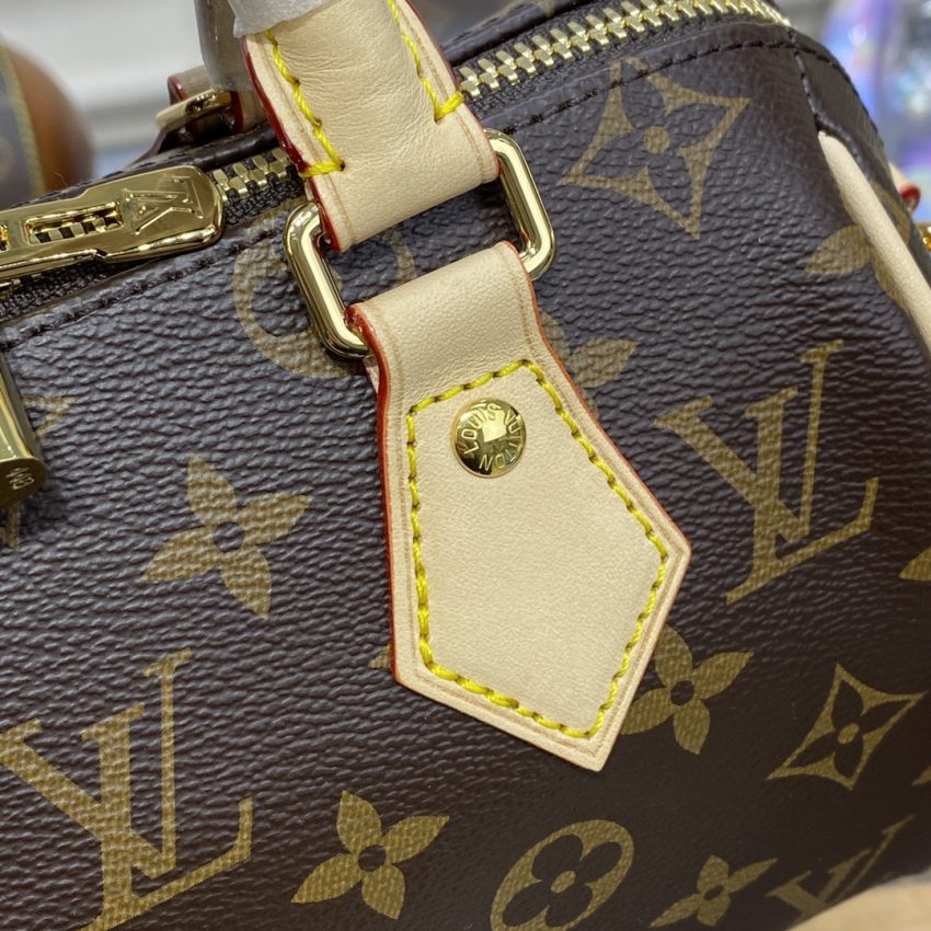 Replica Louis Vuitton Speedy Bandouliere 20 Brown - high-accuracy replica luxury purse