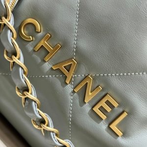 Replica CHANEL 22 Medium Handbag Mint Green 2 Replica CHANEL 22 Medium Handbag Mint Green - elite superclone designer purse