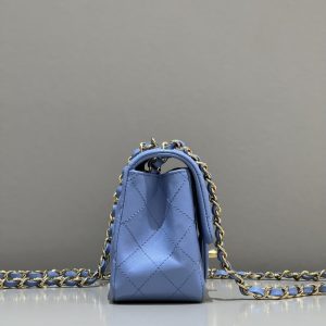 Replica CHANEL Classic Flap 17cm Blue 3 Replica CHANEL Classic Flap 17cm Blue - best-selling designer handbag dupe