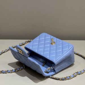 Replica CHANEL Classic Flap 17cm Blue 6 Replica CHANEL Classic Flap 17cm Blue - ultra-realistic fake designer tote