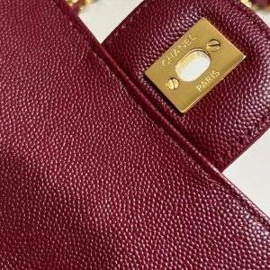 Replica CHANEL Classic Flap 25cm Burgundy 4 Replica CHANEL Classic Flap 25cm Burgundy - best quality luxury bag dupe