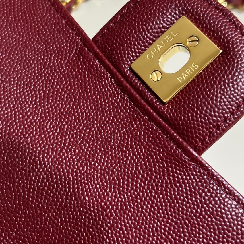 Replica CHANEL Classic Flap 25cm Burgundy 4 Replica CHANEL Classic Flap 25cm Burgundy - best quality luxury bag dupe