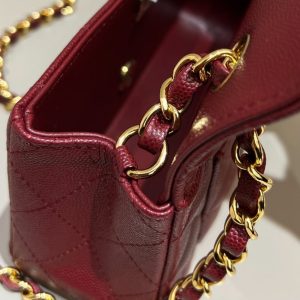 Replica CHANEL Classic Flap 25cm Burgundy 7 Replica CHANEL Classic Flap 25cm Burgundy - 1:1 designer replica handbag
