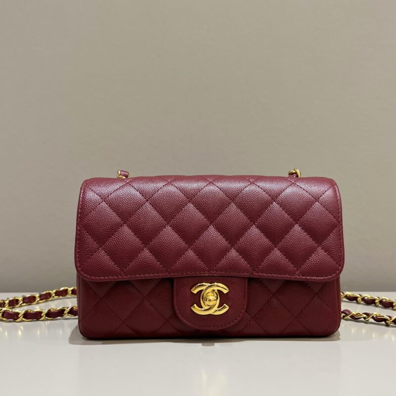 Replica CHANEL Classic Flap 25cm Burgundy 1 Replica CHANEL Classic Flap 25cm Burgundy - 1:1 designer replica handbag