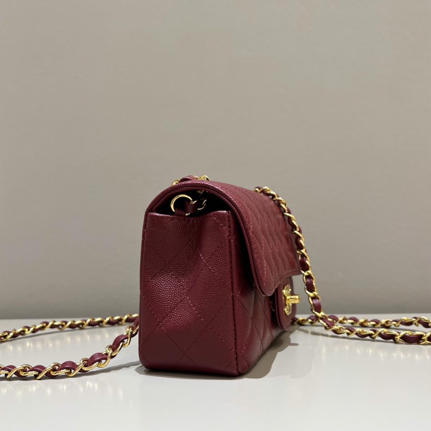 Replica CHANEL Classic Flap 25cm Burgundy 8 Replica CHANEL Classic Flap 25cm Burgundy - high-end fake designer purse