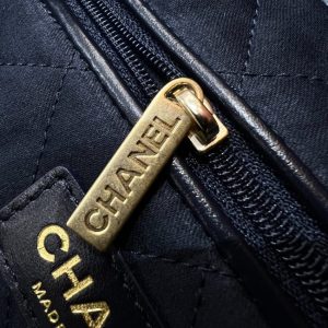Replica CHANEL 22 Small Handbag Dark Blue - high-end fake designer purse