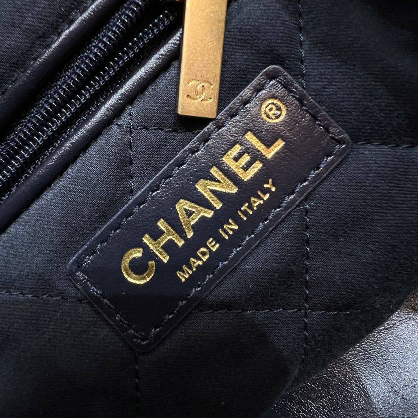 Replica CHANEL 22 Small Handbag Dark Blue - high-accuracy replica luxury purse
