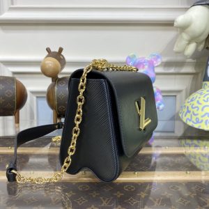Replica Louis Vuitton Twist Black With Chain 3 Replica Louis Vuitton Twist Black With Chain - realistic designer-inspired fake bag