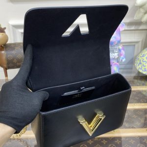 Replica Louis Vuitton Twist Black With Chain 8 Replica Louis Vuitton Twist Black With Chain - authentic-look luxury purse replica