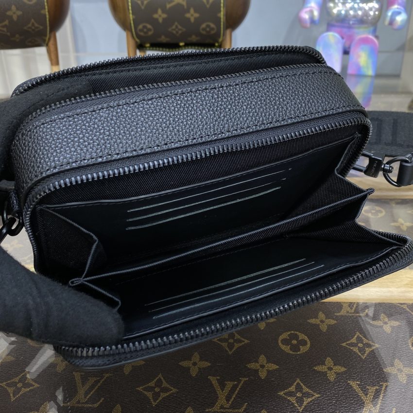 Replica Louis Vuitton Alpha Messenger Black 6 Replica Louis Vuitton Alpha Messenger Black - realistic designer-inspired fake bag