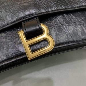 Replica Balenciaga Crush Large Black - best-selling designer handbag dupe