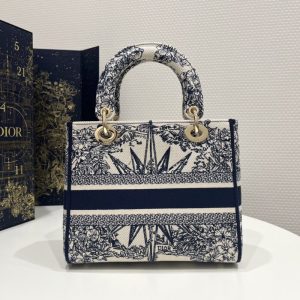 Replica Lady Dior D-Lite Blue Star 4 Replica Lady Dior D-Lite Blue Star - high-accuracy replica luxury purse