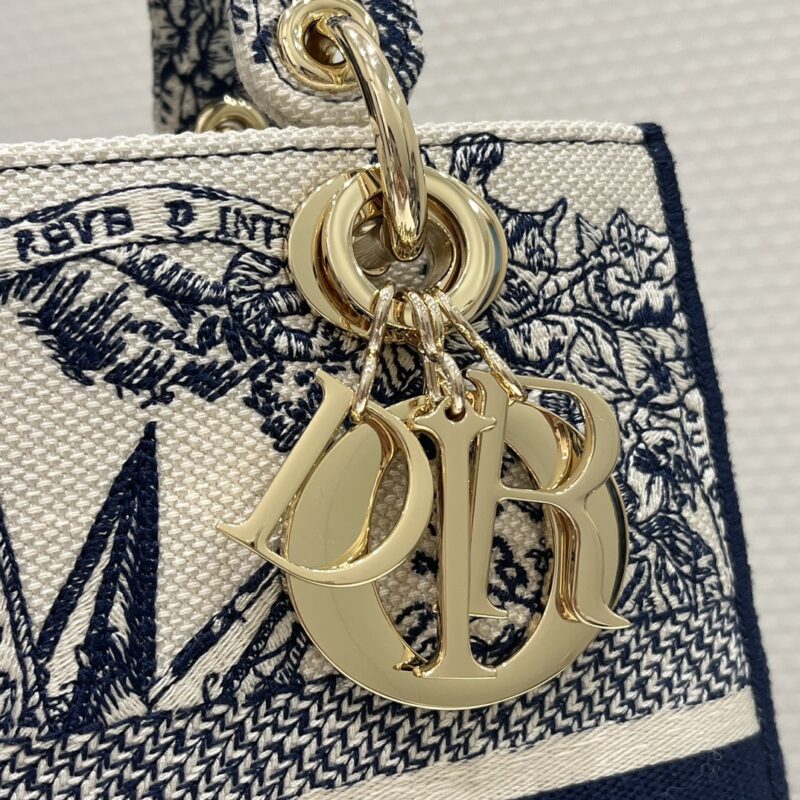 Replica Lady Dior D-Lite Blue Star 9 Replica Lady Dior D-Lite Blue Star - high-accuracy replica luxury purse