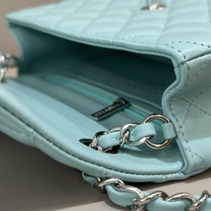 Replica CHANEL Classic Flap 20cm Tiffany 2 Replica CHANEL Classic Flap 20cm Tiffany - high-end fake designer purse