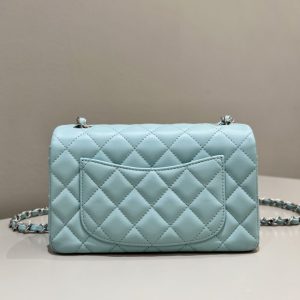 Replica CHANEL Classic Flap 20cm Tiffany 4 Replica CHANEL Classic Flap 20cm Tiffany - high-accuracy replica luxury purse
