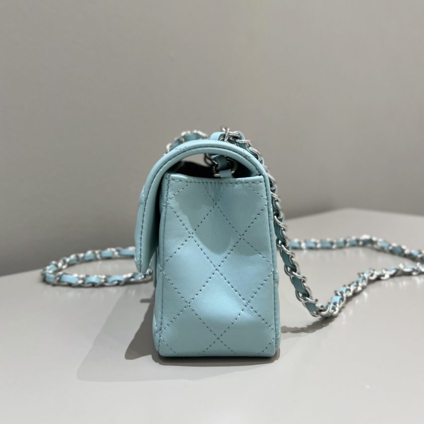 Replica CHANEL Classic Flap 20cm Tiffany 5 Replica CHANEL Classic Flap 20cm Tiffany - 1:1 designer replica handbag