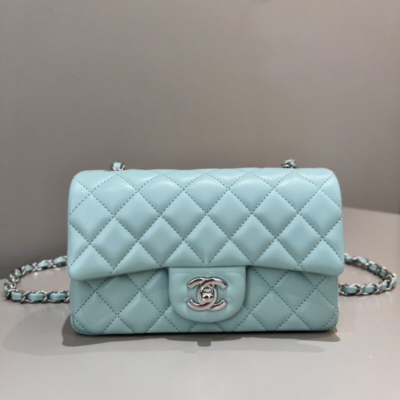 Replica CHANEL Classic Flap 20cm Tiffany 1 Replica CHANEL Classic Flap 20cm Tiffany - best quality luxury bag dupe