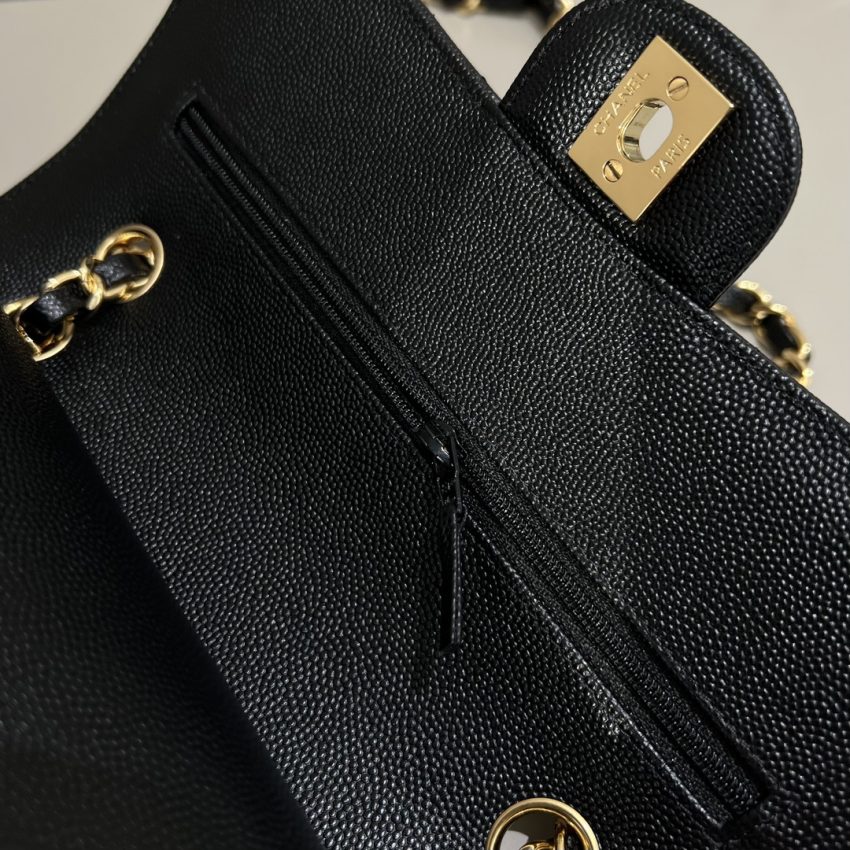 Replica CHANEL Classic Flap 23cm Black Caviar 2 Replica CHANEL Classic Flap 23cm Black Caviar - premium-grade designer purse dupe