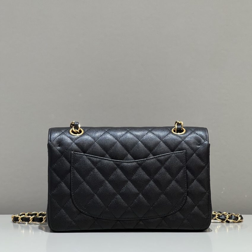 Replica CHANEL Classic Flap 23cm Black Caviar 6 Replica CHANEL Classic Flap 23cm Black Caviar - premium 1:1 fake handbag model